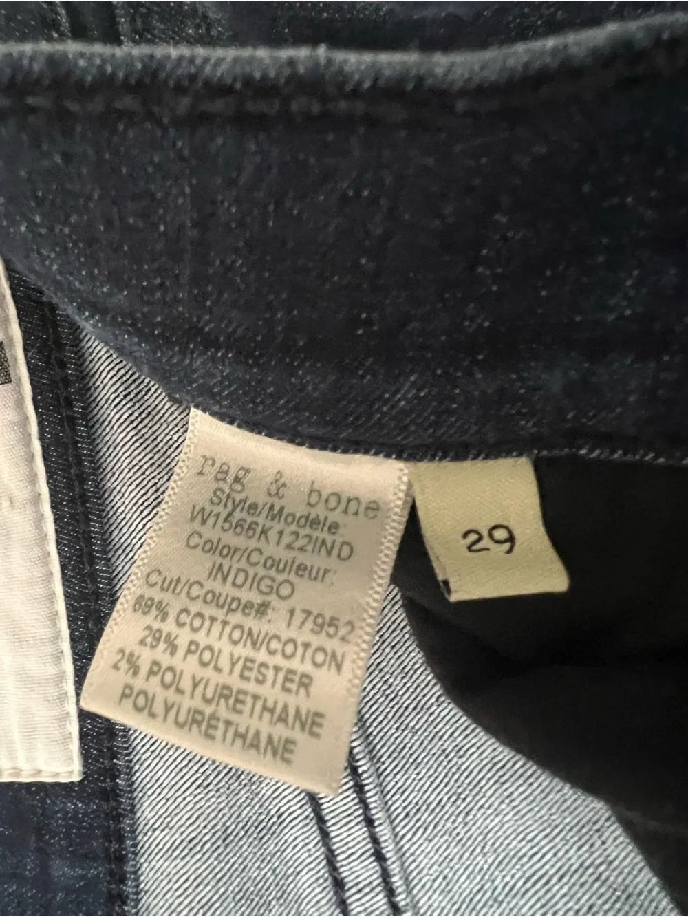 Rag & Bone Women's Dark Indigo Skinny Jeans